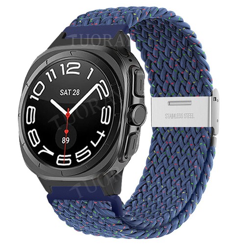 Braided Nylon Band Strap For Samsung Galaxy Watch 8/8 Classic 46mm/Ultra 47mm - Picture 33 of 59