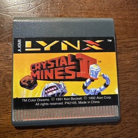 Atari Lynx Crystal Mines 2 Tested