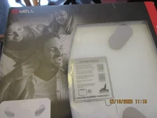 B Well Bluetooth Smart Scale LED Display Glass Platform 12 Metric Modes