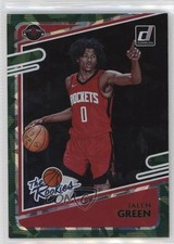 2021-22 Panini Donruss The Rookies Holo Green Ice Jalen Green #2 0rd2