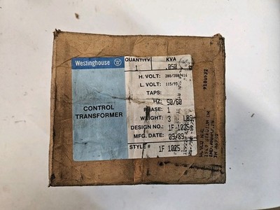 Westinghouse Transformer 1025 0.05KVA Pri: 208/380/416V Sec: 95/115V 1Ph