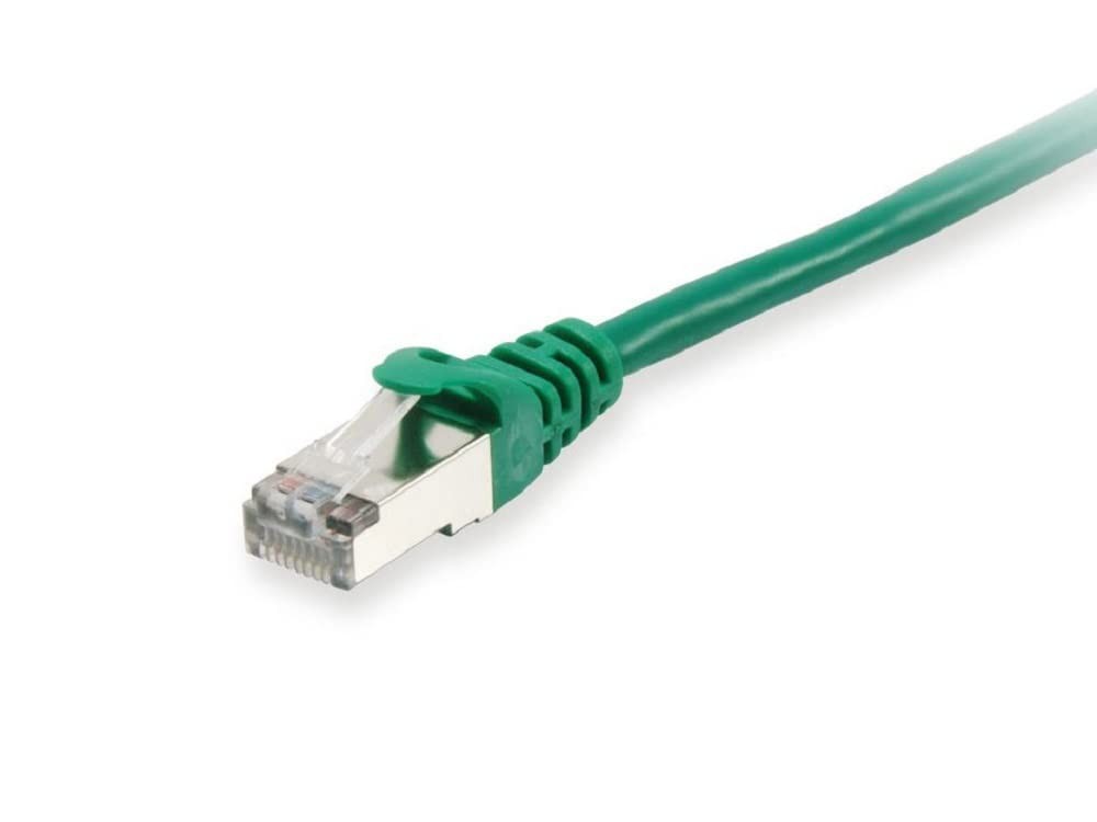 Оборудовать патч-кабелем RJ45 Cat6A S/FTP (S-STP) PIMF 10,00 м зеленого цвета длиной 10,00 метров