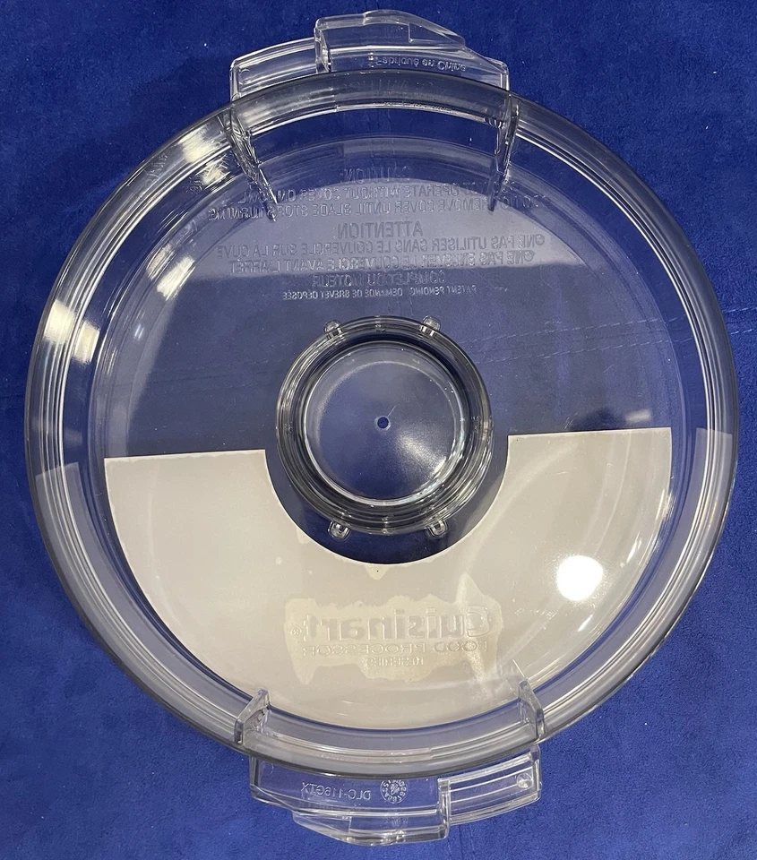Cuisinart Pro Classic DLC-10S TX Part Flat Lid Cover DLC-116GTX; Excellent Cond. - Image 2 of 3