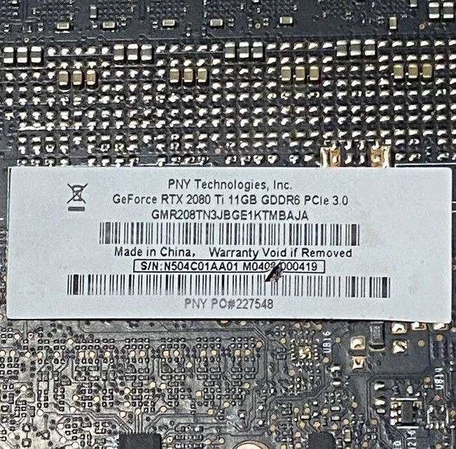 Nvidia GeForce RTX 2080 Ti 11GB GDDR6 Video Graphics Card - Image 4 of 4