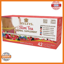 Hyleys Slim Tea 42 Ct Assorted - Weight Loss Herbal Supplement Cleanse Detox