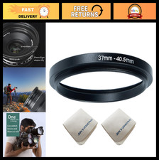 37mm to 40.5mm Camera Lens Adapter Step Up Ring for UV ND CPL Filters  2 Cloths