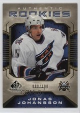 2006 SP Game Used Edition Authentic Rookies Gold /100 Jonas Johansson #160 0uj7