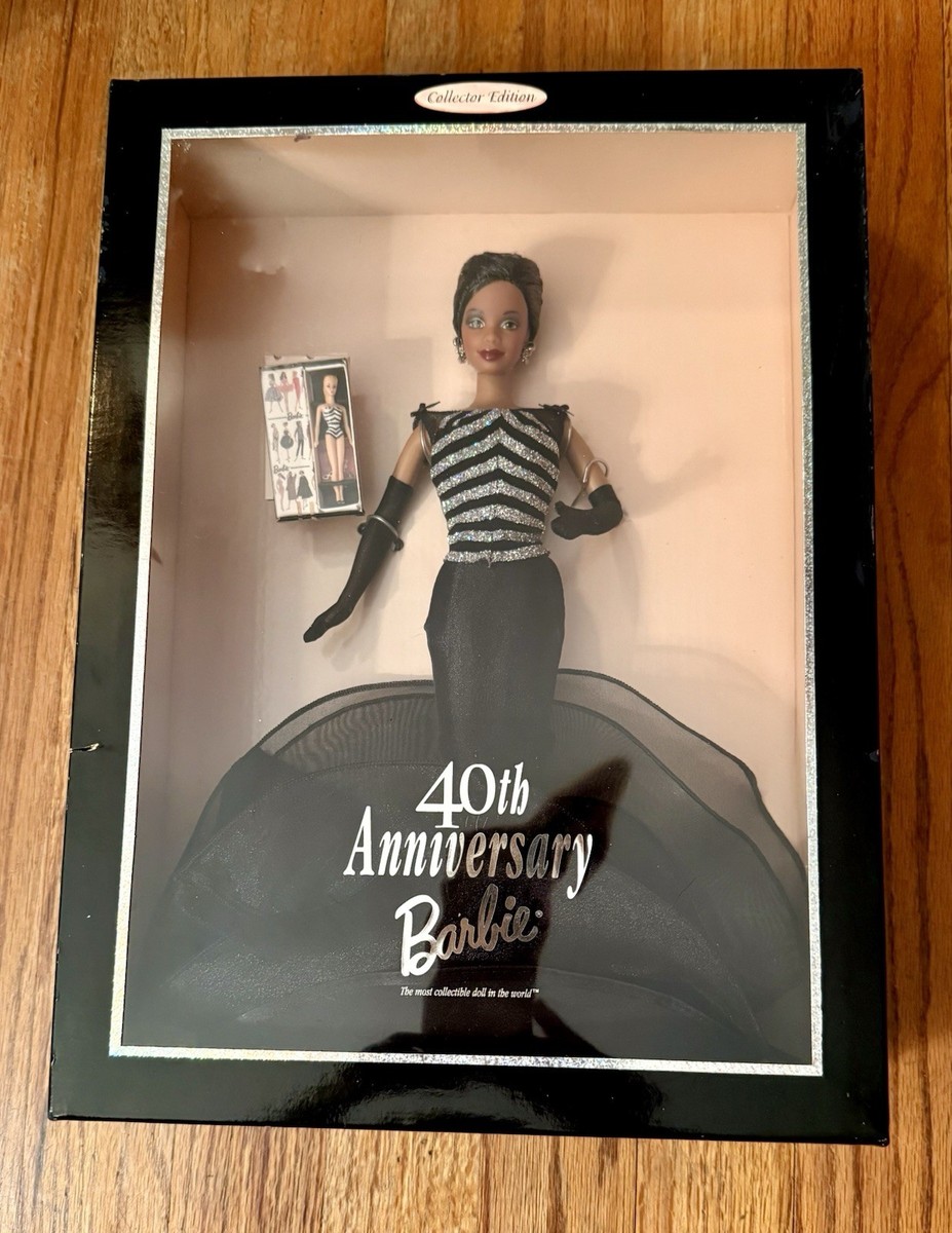 Barbie 40th Anniversary African American Doll 1999 Mattel 22336