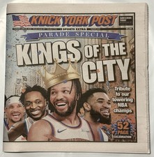 🏆 NEW YORK POST NEWSPAPER 6/18/26 KNICKS PARADE SPECIAL &ldquo;Kings Of The City&rdquo; 🏆