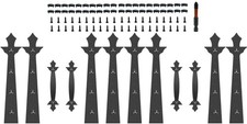 2 car Screw Mounted Garage Door Decorative Hardware,High Strength ABS Materia...