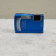 Olympus Tough TG-320 14MP Digital Camera Blue TESTED WORKING