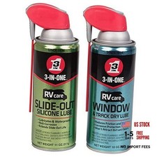 RVcare Slide Out Silicone, 11 oz. And RV Care Window  Track Dry Lube