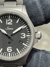 Sinn 856.B Automatic Black Dial 40mm Case Round Watch w/ Box Papers 2015 Men's 4