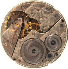 1920 ELGIN POCKET WATCH MOVEMENT 22970987 GRADE 290 16s 7j F4G