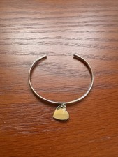 A Lovely solid silver child's christening bracelet l