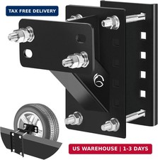 Spare Tire Carrier,Spare Tire Mount Boat Trailer Carrier Bracket,Heavy Duty Lock