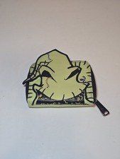 Cartera Loungefly Disney Pesadilla Antes de Navidad Oogie Boogie Cremallera Alrededor 
