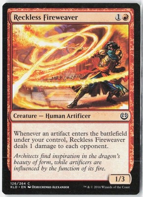 Reckless Fireweaver C Kaladesh 126 NM