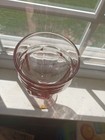 Libbey Duratuff Pink 16 oz Goblet Glass Vintage 7" tall — photo 2