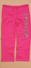 Browning Sweatpants Sz L For Her Pink W Stitched On Camo Lettering