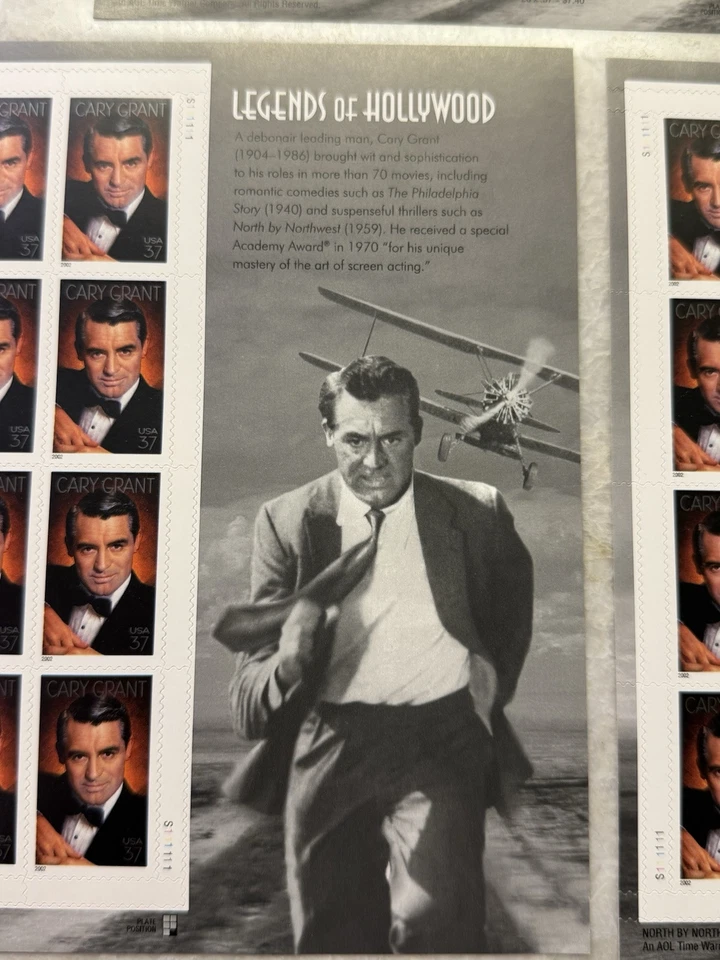 First Day Cover FDC Stamp # 3692 Cary Grant Sheet 2002 Legends Hollywood - Image 3 of 4