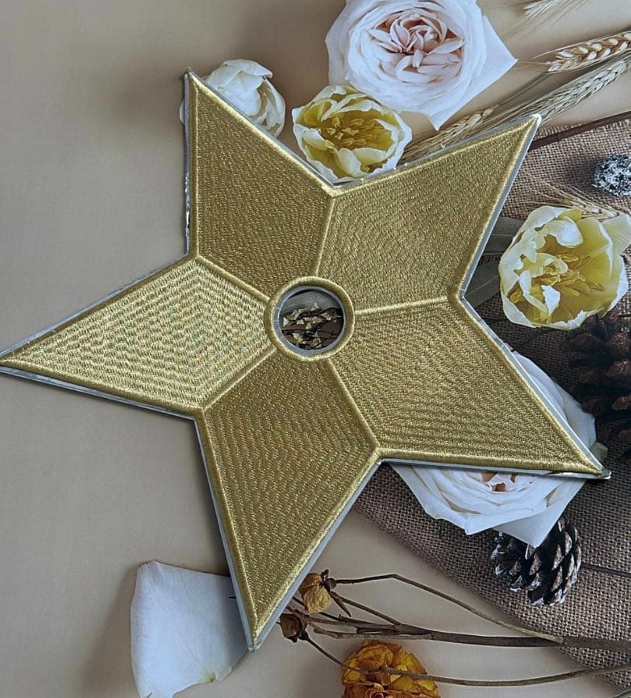 Christian Dior Gold Star Sticker Large – Store Display Decorative Item