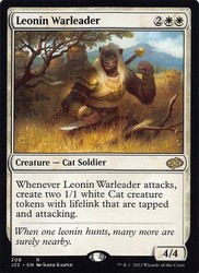 Leonin Warleader #208 Jumpstart 2022