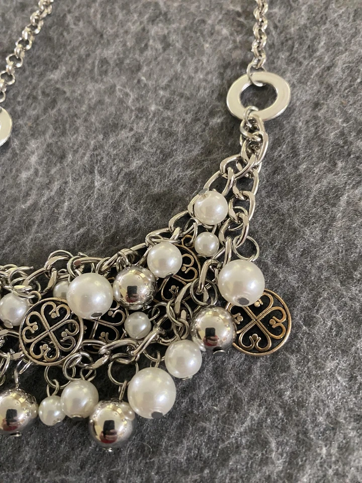 Папарацци жемчуг ожерелье серьги комплект женщин моды костюм ювелирных изделий подарочный набор - Изображение 3 из 3