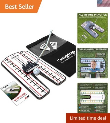 Ultra Golf Putting Mirror - Perfect Alignment Training Aid for Indoor & Outdo...