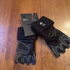 Under Armour Men  s Project Rock Training Gloves Leather Weightlifting Size Med