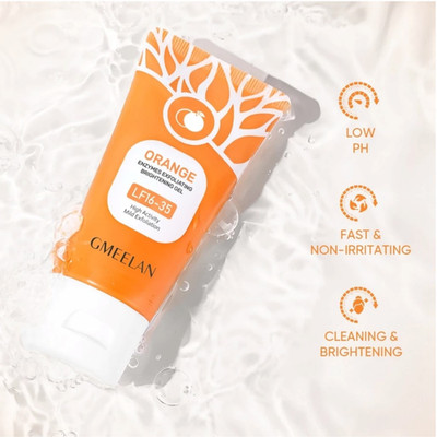Gmeelan Orange Enzyme Gel 50g - Sanftes Peeling Gesichtsgel Reiniger
