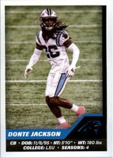 2021 Panini Stickers #452 Donte Jackson - FB