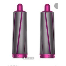 Dyson Fuchsia and Nickel Airwrap Barrels 1.6 40 mm Pair , New, MSRP 49