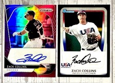ZACK COLLINS 2020 PANINI PRIZM #RAZC ROOKIE AUTOGRAPH PURPLE PARALLEL(#/50) +USA