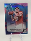 2017 Panini Donruss Optic Patrick Mahomes II Pink RC Rated Rookie #177 Chiefs