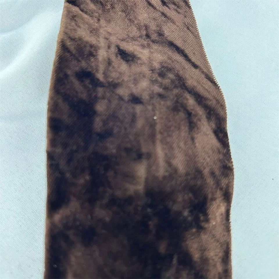 Corbata de terciopelo marrón vintage City Squire Male Shops NYC para hombre años 70 Foto 2 de 4