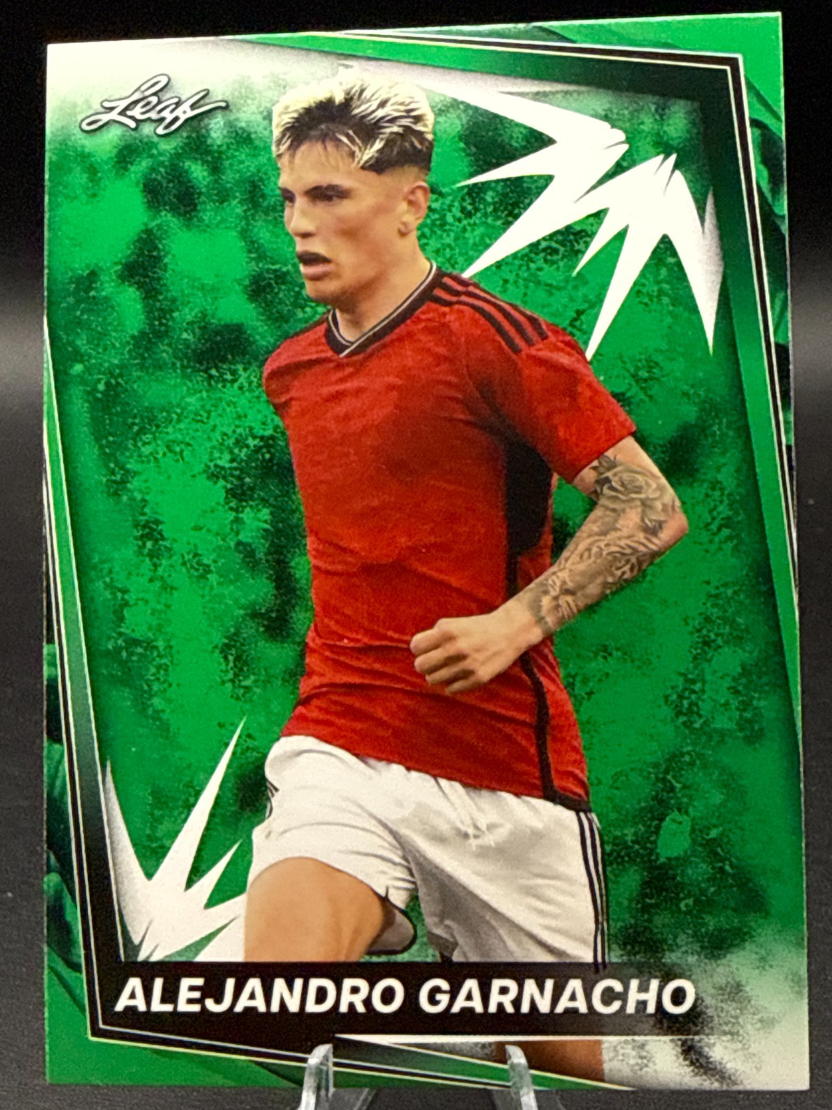 2024 Leaf Soccer Blaster - Alejandro Garnacho #1 Green