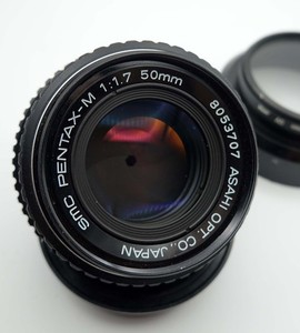 SMC PENTAX-M 50mm f1.7 (Asahi Opt. Co.) Manual Focus Prime Lens (Light fungus)