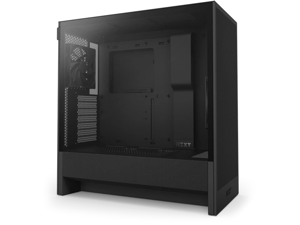 NZXT H Series H5 Flow 2024 Edition ATX Mid Tower Chassis All Black Color - Image 2 of 4