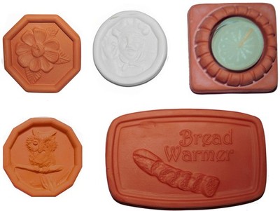 Kitchen Bundle - 2 Brown Sugar Savers, Bread Warmer Tile, Pot Minder for Stov...