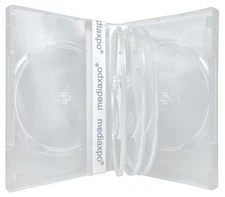 Clear 8 Disc DVD Cases Lot