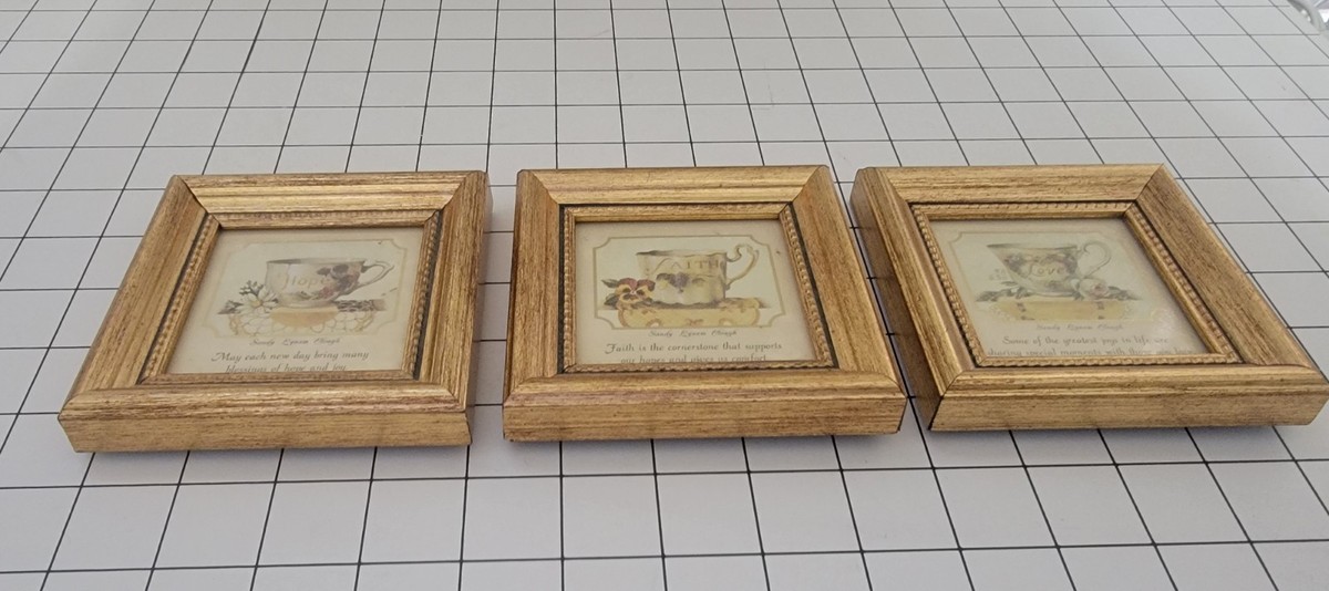 Vintage Sandy Lynam Clough Signed Limited Edition Teacup Prints