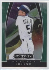 2019 Panini Chronicles Titan Green Prizm 7/50 Ichiro Suzuki Ichiro #18 HOF ni4