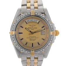 Breitling Headwind B45355 Diamond Bezel 18k Gold & Steel 44mm Men's Watch