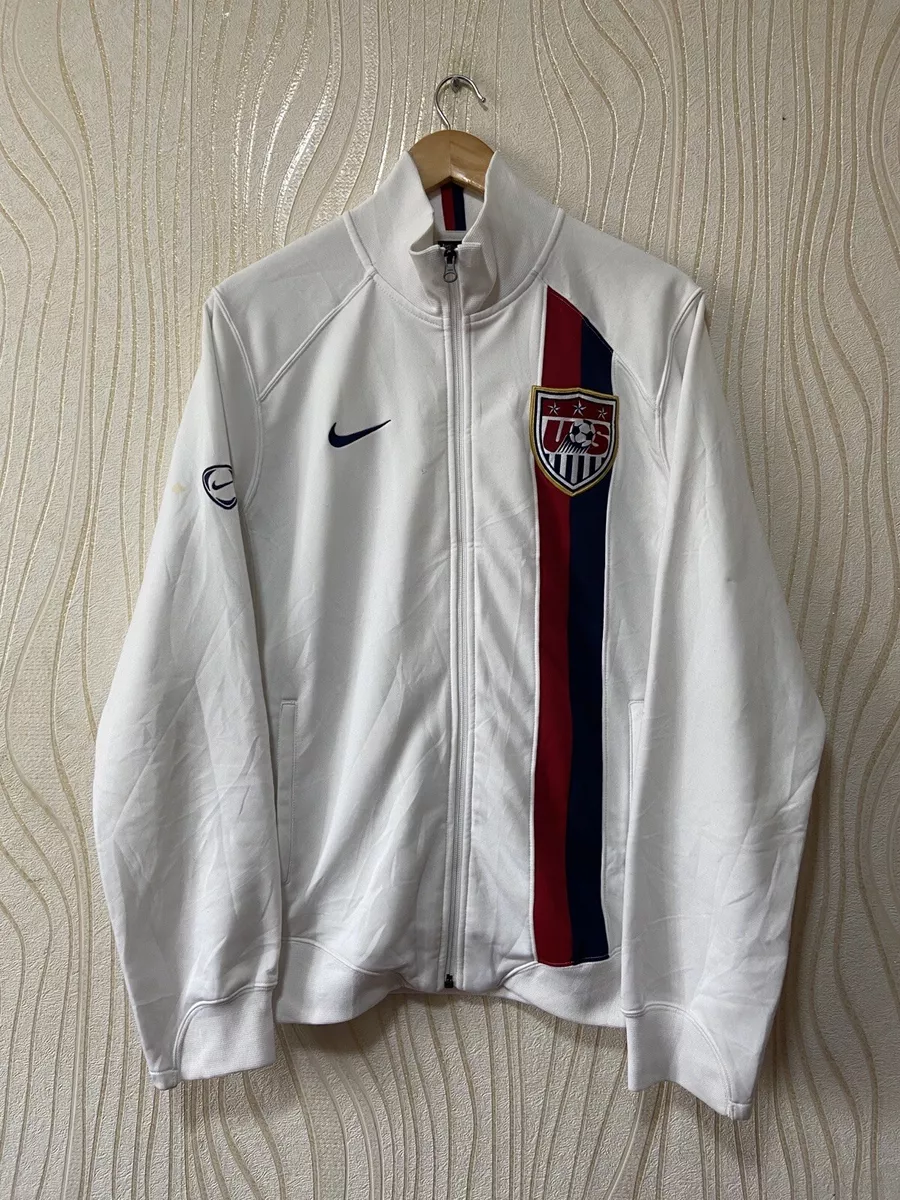 piso Personificación Plisado USA FOOTBALL SOCCER TRACK JACKET NIKE sz L MEN | eBay