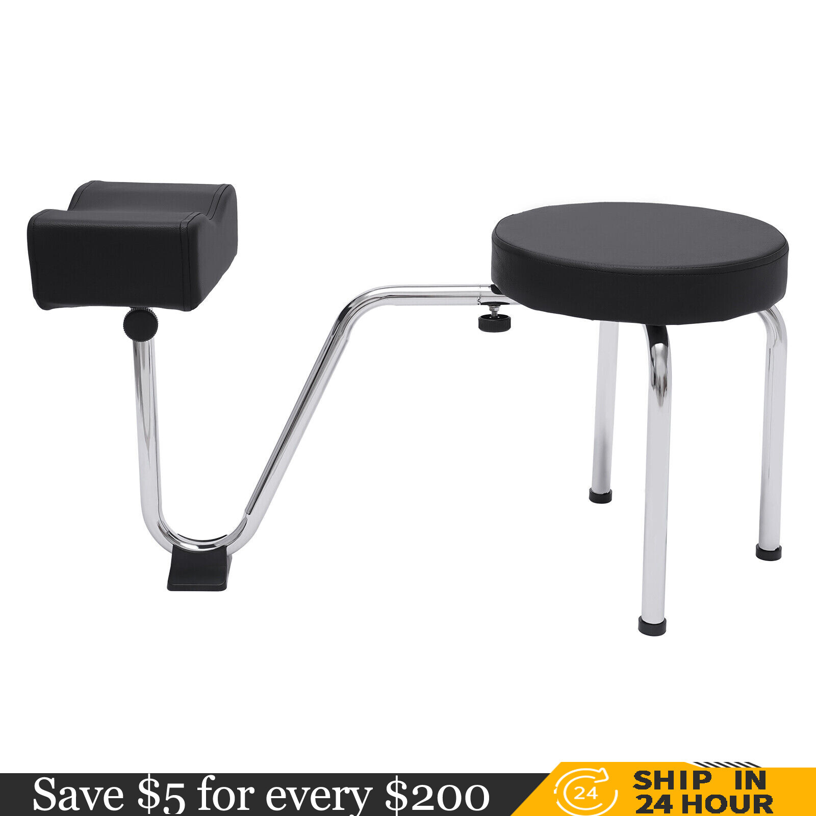 Salon Beauty Pedicure Manicure Chair Freestanding Footrest Nail Stool Tattoo