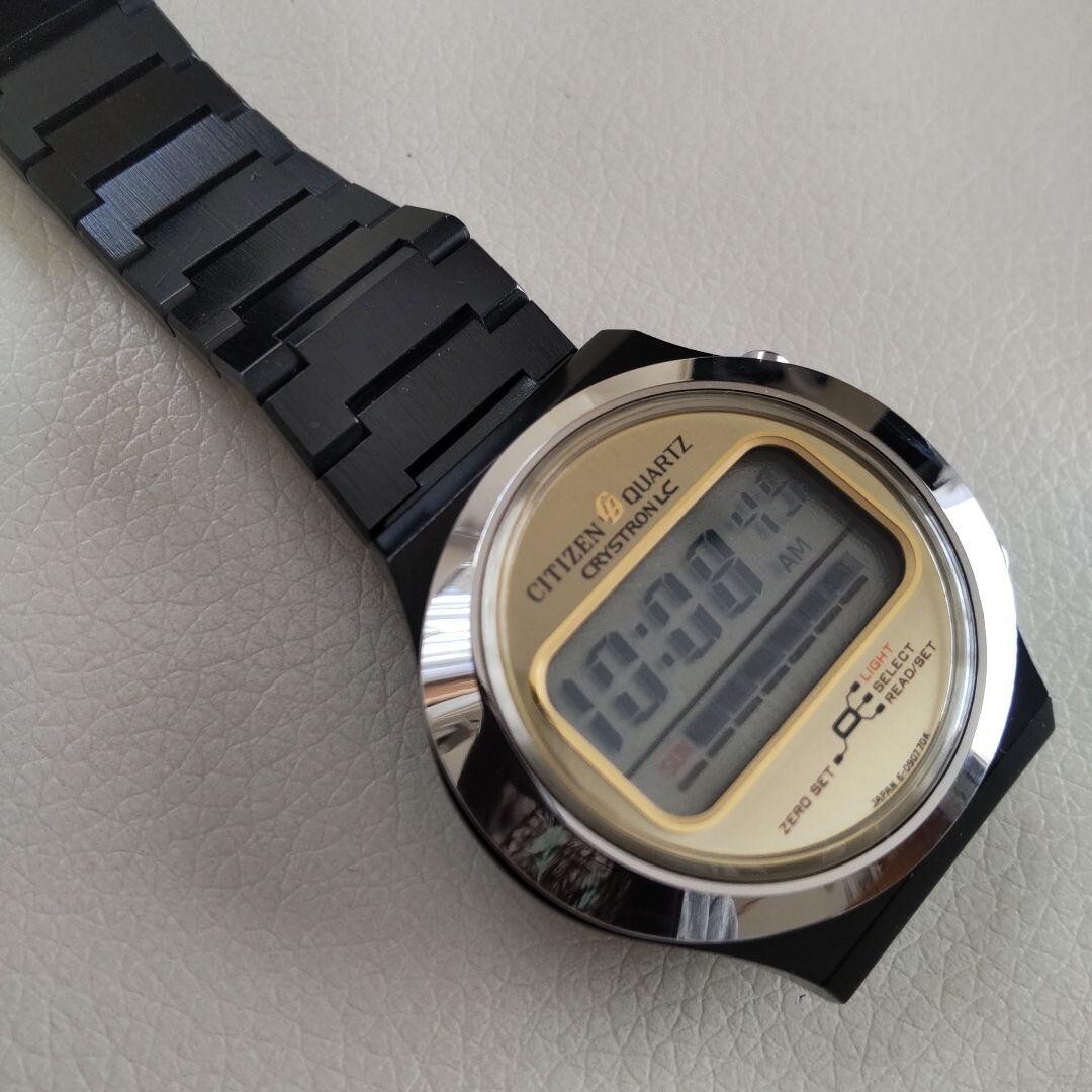 「CITIZEN」CRYSTRON LC 腕時計 Citizen Crystron LC Digital Watch 1976 Quartz World's First