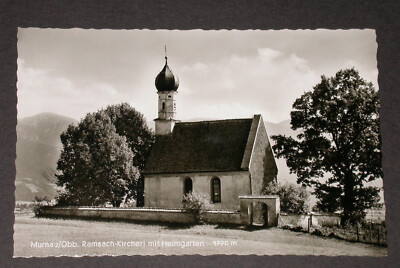 107) AK Murnau/Obb. Ramsach-Kirche St. Georg Garmisch-Partenkirchen Cekade
