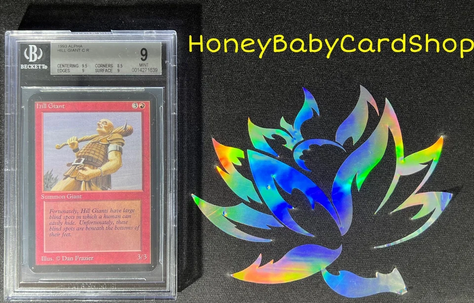 MTG Limited Edition Alpha 1993 Hill Giant BGS 9.0 MINT Old School 93/94 - Image 4 of 4