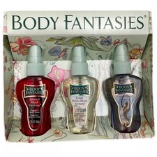 Body Fantasies spray set 3 - Sexiest Musk Fresh White Musk Feel Elegant Fantasy